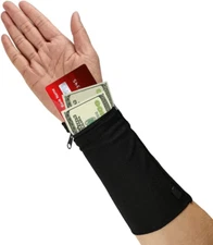 Premium Wrist Wallet - Cell Phone Holder with Zipper Storage Band for , Outdoor