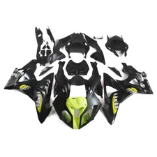 Bodywork fit for S1000RR 2009 2014 BMW Injection Fairing Shark Black Neon Yellow