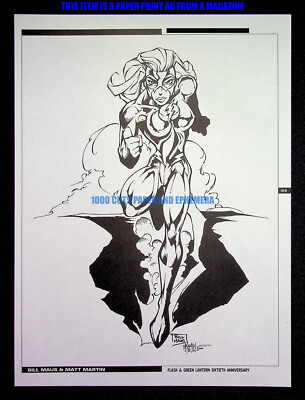 Flash Gender Bent Comic Bill Maus 2000 Trade Print Magazine Ad Poster ADVERT