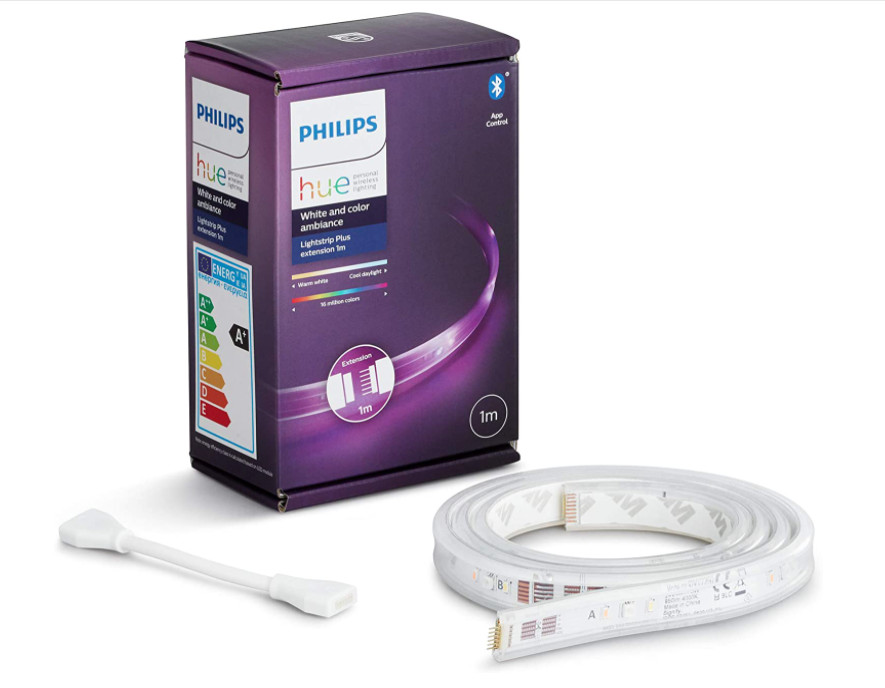Rallonge ruban LED Philips Hue 1m V4 pour résoudre le manque de longueur de l'éclairage connecté