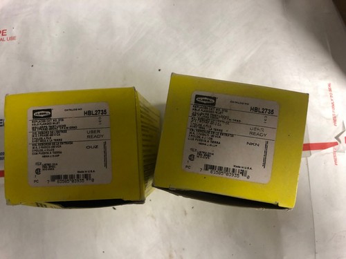 Qty 1 of Hubbell Hbl2735 30A Flanged Twist-Lock Inlet 3P 4W 480Vac L16-30P Wt - 第 1/1 張圖片