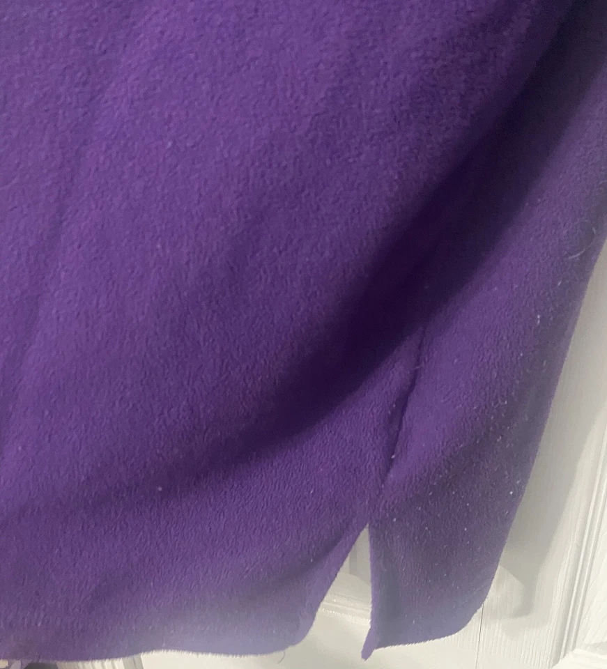 Top túnica polar manga larga Danskin Now púrpura 2X 18W 20W usado Foto 3 de 4