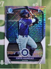 Edryn Rodriguez 1st 2023 Bowman Chrome  Mojo Refractor Seattle Mariners #BCP-185