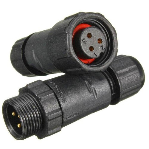 2/3/4/5/6/7/8 Pin IP67 Outdoor Waterproof Electrical Cable Wire Connector Plug E - Foto 2