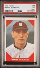 1960 Fleer #65 Harry Hellmann PSA 7