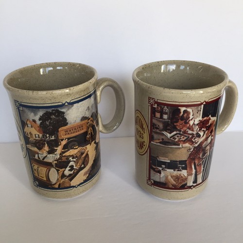 COFFEE MUG MADE IN ENGLAND WATKINS ALMANAC TEA CUP Watkins Products Set