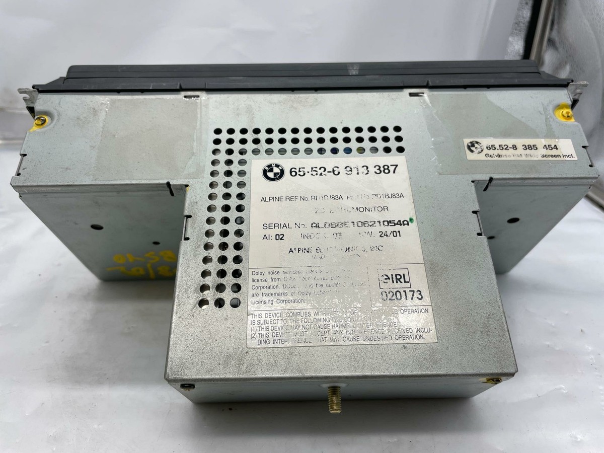 2002 BMW 540i E39 NAVIGATION RADIO RECEIVER WIDE SCREEN OEM  