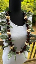 Money Lei US Dollar 1 with Hawaiian Kukui Nut Beads For All Occasions