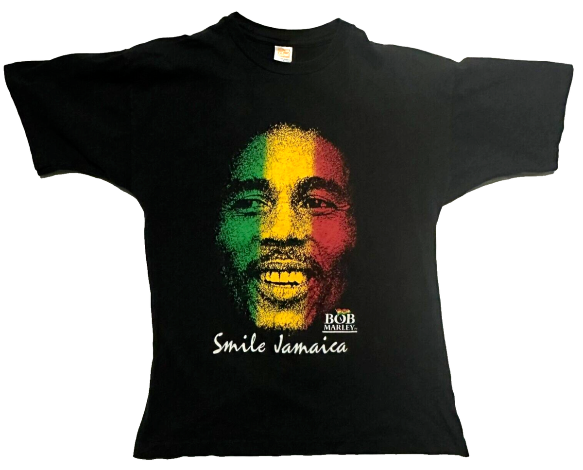 Vintage Bob Marley Smile Jamaica Tuff Gong Vintage T-Shirt Vintage Bob Marley Smile Jamaica Tuff Gong Vintage T-Shirt