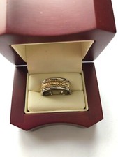 14kt 2-Tone Ylw  White Gold Comfort Fit Handmade Wedding Band Size 6 Brand New