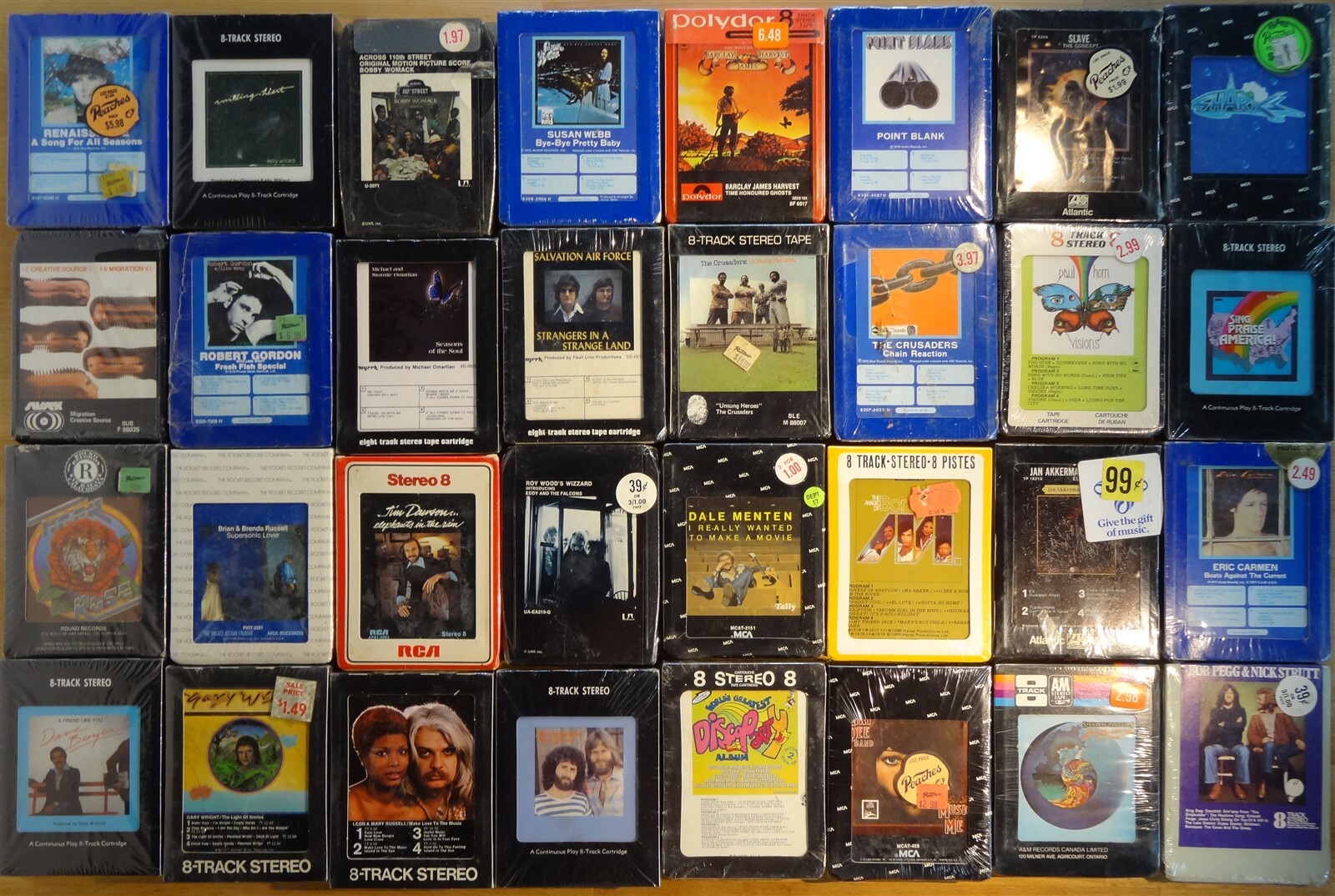 New Old Stock JAN AKKERMAN & KAZ LUX Eli 8 Track Tape 1970s Sealed