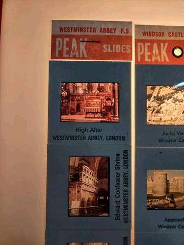 12 Photo Slides Westminster Abbey Windsor Castle Peak Guards London - Picture 5 of 5
