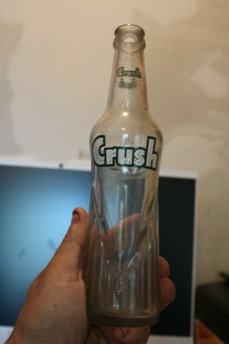 Vintage 10 Oz Clear Crush Soda Bottle Item A 1917 Ebay Vintage 10 Oz Clear Crush Soda Bottle Item A 1917 Ebay