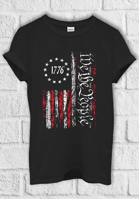 T-Shirt Independence Day amerikanische Flagge Männer Damen Hoodie Sweatshirt Unisex 3423