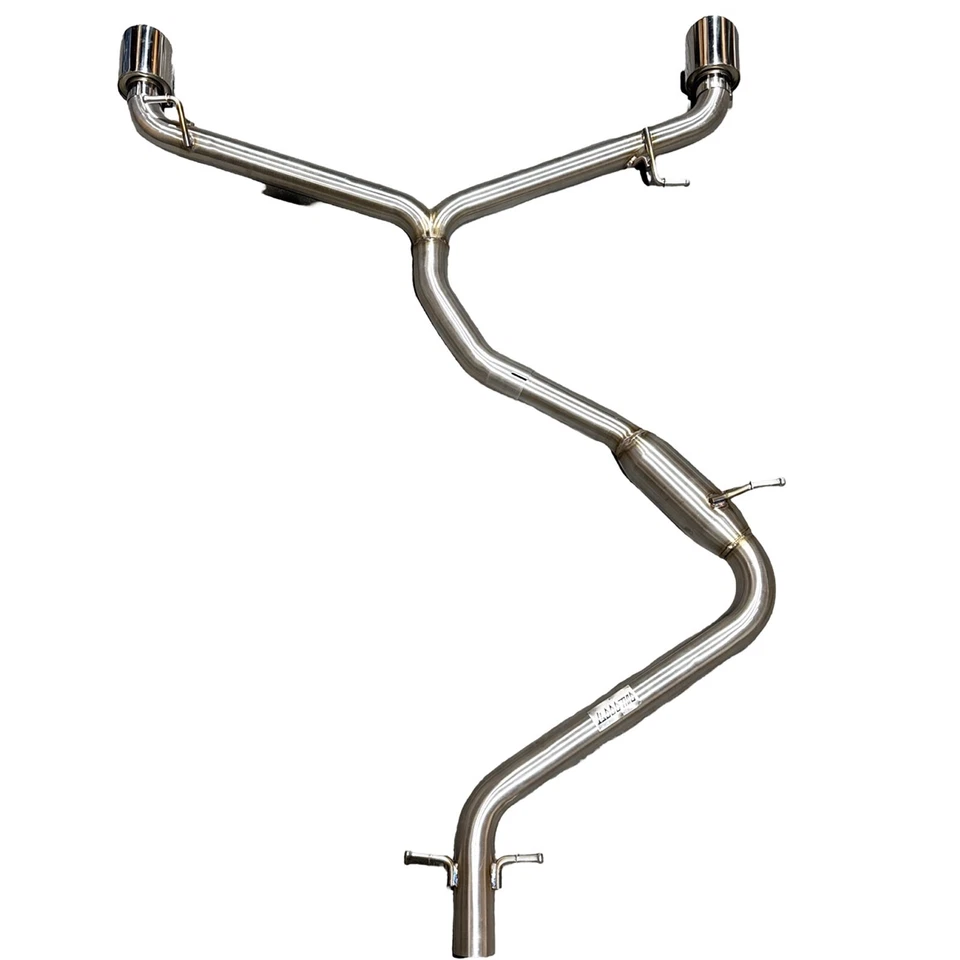 Escape Catback punta inoxidable 3,5" para VW Golf GTI 2.0T MK6 MKVI 10-14 304SS Foto 3 de 4