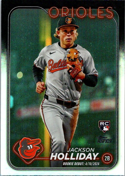2024 Topps Update #US97 Jackson Holliday Rainbow Foil