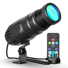 UKING 30W RGBW Spotlight Beam Pinspot Light LED Stage Lighting Disco dj Lights