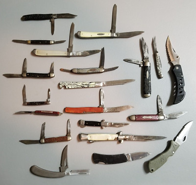 Knives Ebay VINTAGE Knife lot of 20 Knives L@@K | eBay