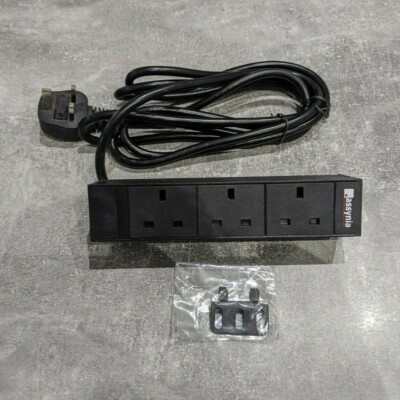 Assynia 3-fach 10'' 1HE Horizontal PDU Stromverteiler Kleindatenschrank