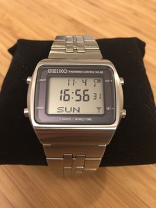 Seiko SBPG001 Digital Solar Power Watch. Radio Controlled. Good Cond. UK  Seller. | eBay