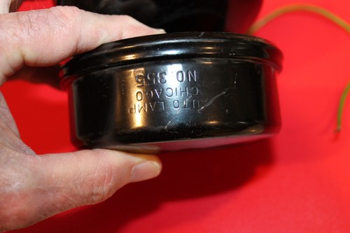 Tail or turn signal Light Hotrod Rat rod Vintage Pair plastic lens with mounting - Picture 9 of 14