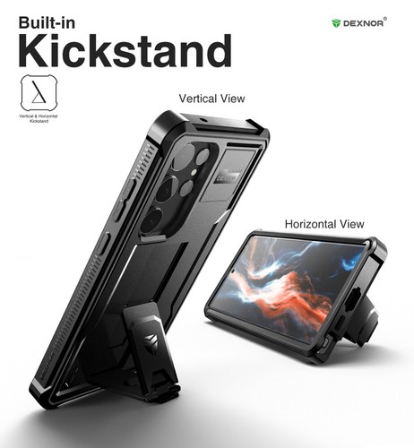Funda Dexnor para Samsung Galaxy S23 Ultra 5G resistente cubierta resistente y soporte - Imagen 24 de 72