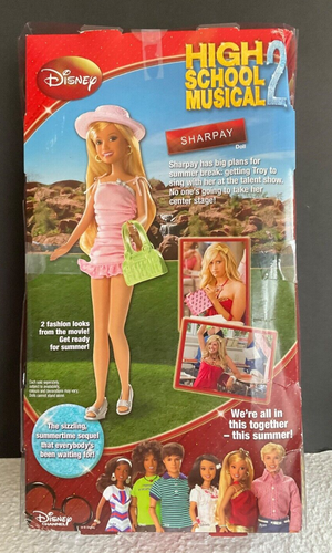 DISNEY HIGH SCHOOL MUSICAL 2 SHARPAY DOLL MATTEL 2007 NEW SEALED ! - Picture 2 of 7