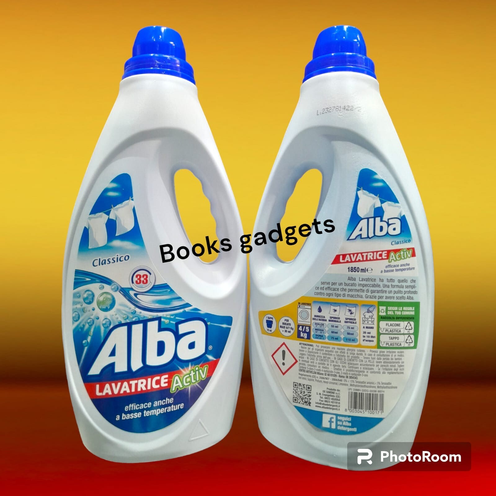 SUPER OFFERTA: 8x Alba Lavatrice Activ 1850ml Aroma Classico