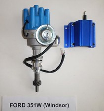 Small Block Ford 351w Windsor Blue Female Small Cap Hei Distributor 50k Coil Small Block Ford 351w Windsor Blue Female Small Cap Hei Distributor 50k Coil