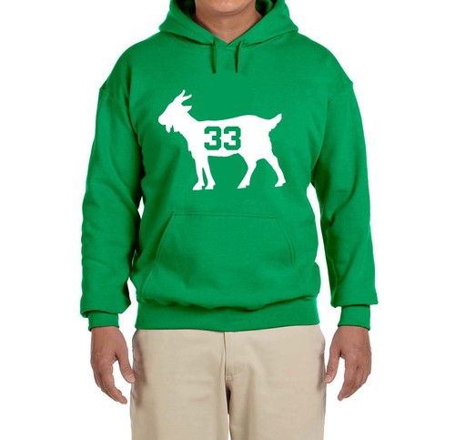 Boston Celtics Larry Bird Capra Felpa Con Cappuccio | eBay