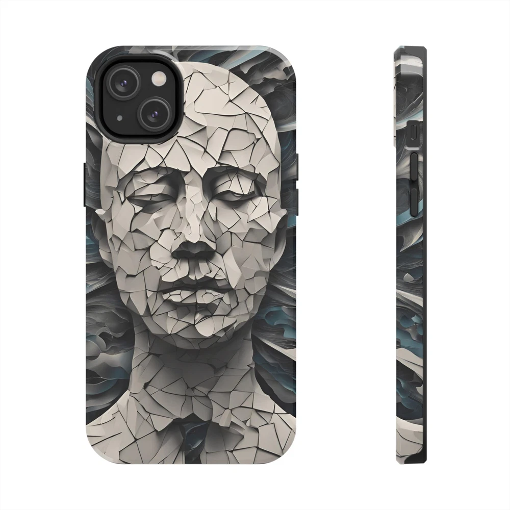 Abstract Art Surreal Man Phone Case Durable for iPhone Samsung