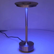 LED Table Lamp Rechargeable 16 Color Portable Modern Metal RGB Desk Light MG