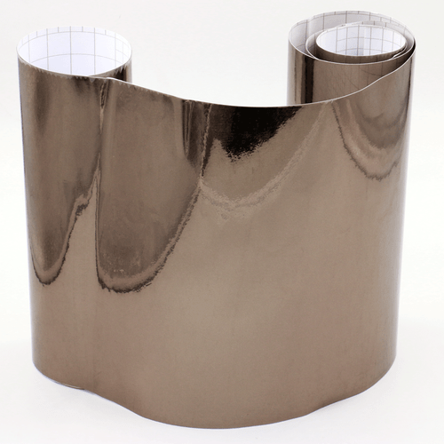 Dark grey Car Glossy Chrome Mirror Vinyl Wrap Film Roll Sheet Sticker 152cmx30cm - Picture 3 of 6