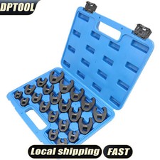 21pcs Heavy Duty Metric Flare Nut Crowfoot Wrench Set 38 12 Drive