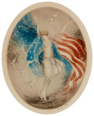 Louis Icart : Miss America : Archival Quality Art Print 13''x19''