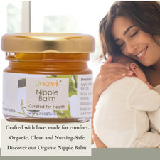 Baume de soin des mamelons bio pour mamans avec CURCUMA 15 g pour apaiser les...