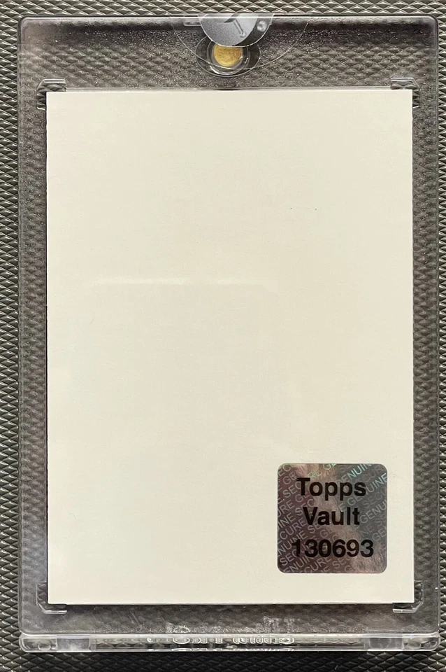 1980 81 Topps Vault Michel Goulet 1/1 RC negativo color separación prueba novato Foto 3 de 3