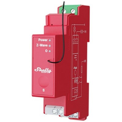 Shelly Relais ''Wave Pro 1PM'' max 16A Z-Wave DIN-Rail