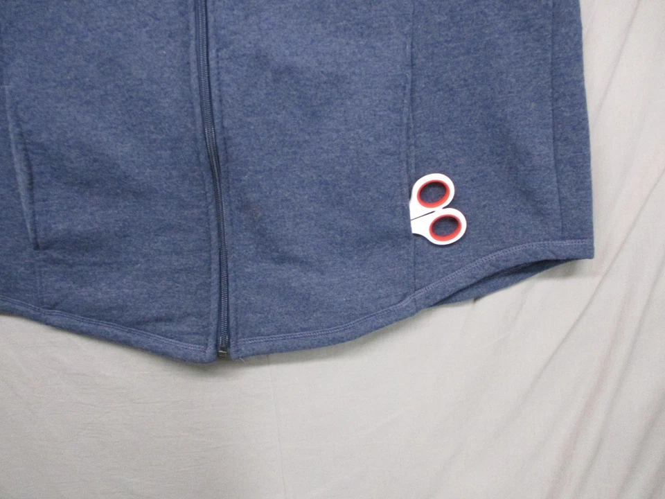 Just My Size Blue Zip Front Casual Trendy Vest Unisex Size 2X - Image 3 of 4