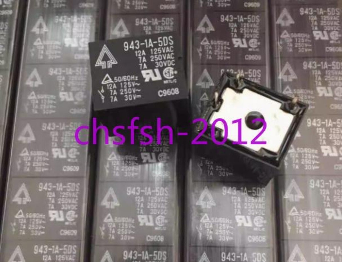5 PCS NEW IN BOX 943-1A-5DS power electrical relay for household