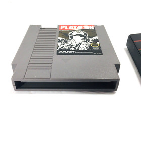 Platoon NES (Nintendo Entertainment System, 1985) Cartridge & Holder Case