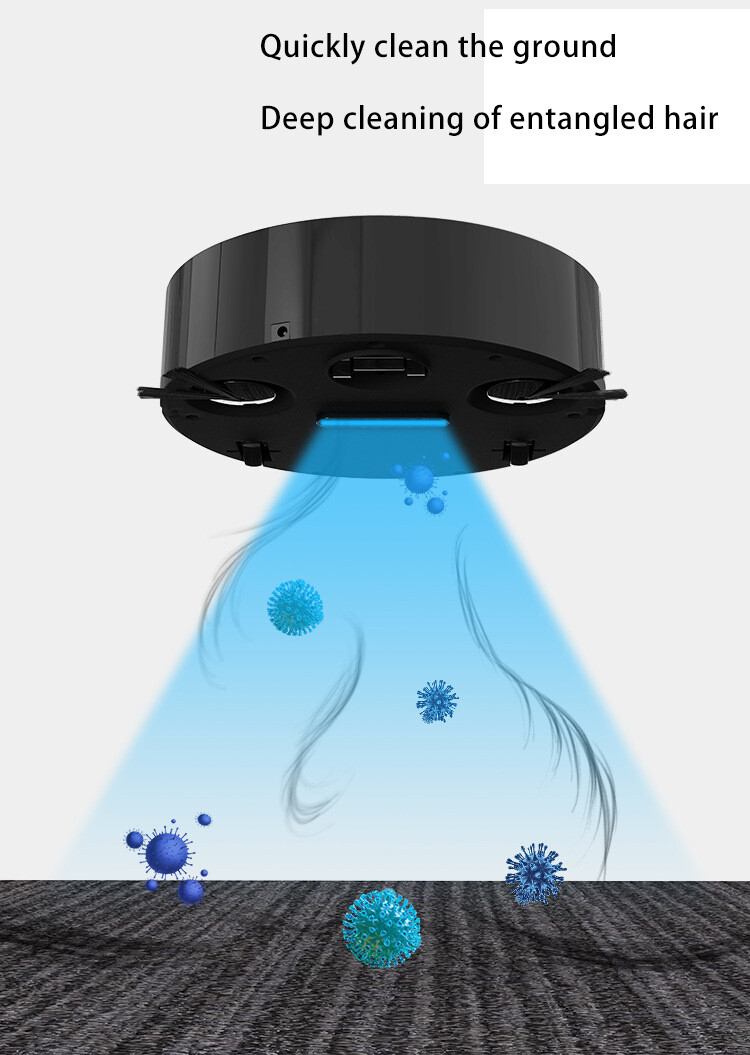 Robot Vacuum Cleaner Sweep And Wet Mopping Floors Smart Sweeping Cleaning Robot-image