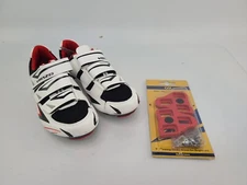 ‎SH-R07C-PAR Venzo Bicycle Men's Road Cycling Indoor Riding Shoes New Us Sz 6.5