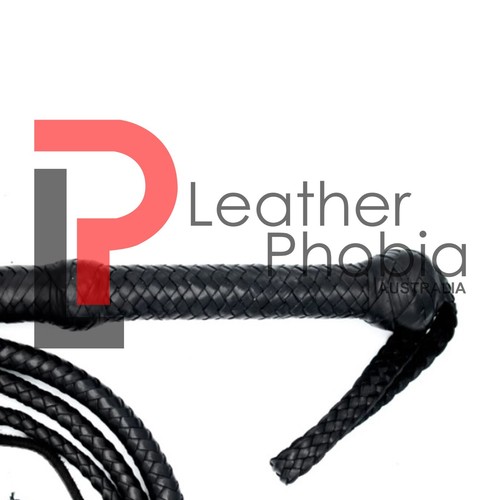 Genuine Leather StockWhip Fully Handmade 4 to 12 Feet 16 Plaits Heavy Duty whips - Picture 9 of 11