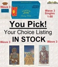 2022 Topps T-206 Star Wars Wave 3 Cards 1-50 YOU PICK Complete Your Set UPDATED!