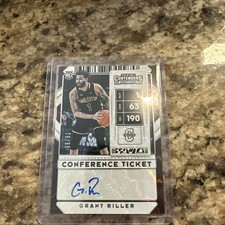 Grant Riller 2020 Panini Contenders Draft Conference Ticket Auto /99 Charleston