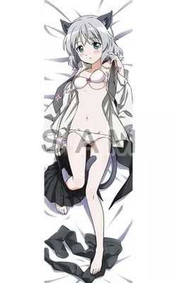 Curtain Soul Sanya V Litvyak Body Pillow Cover Strike Witches Illustration