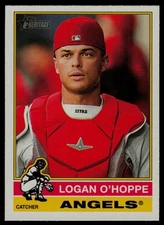 2025 Topps Heritage #11 Logan O'Hoppe Los Angeles Angels