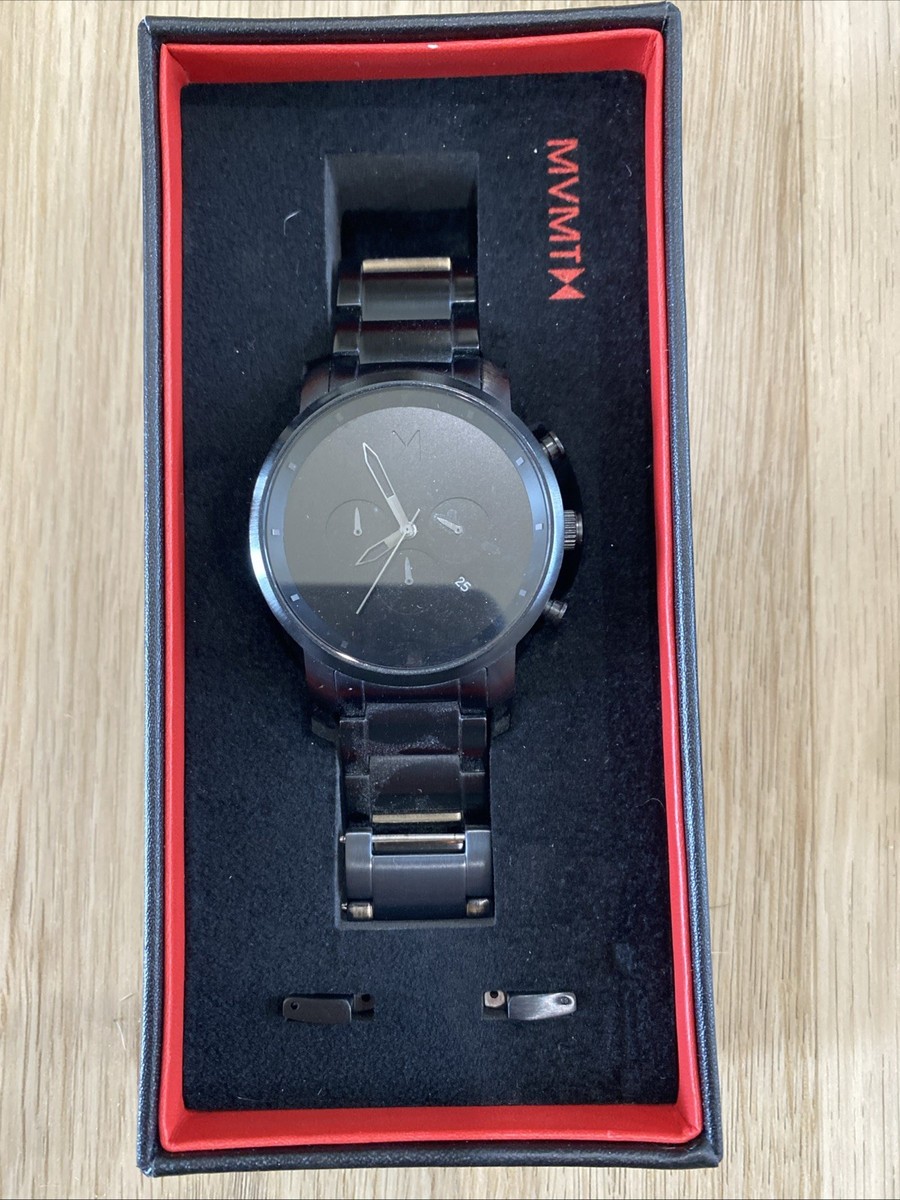 MVMT Stainless Steel Black Watch ? Classic II by MVMT - Clean Men main image 3