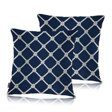 Throw Pillow Cases Pack of 2, Marine 18" x 18" Pack of 1 Nautical Rope